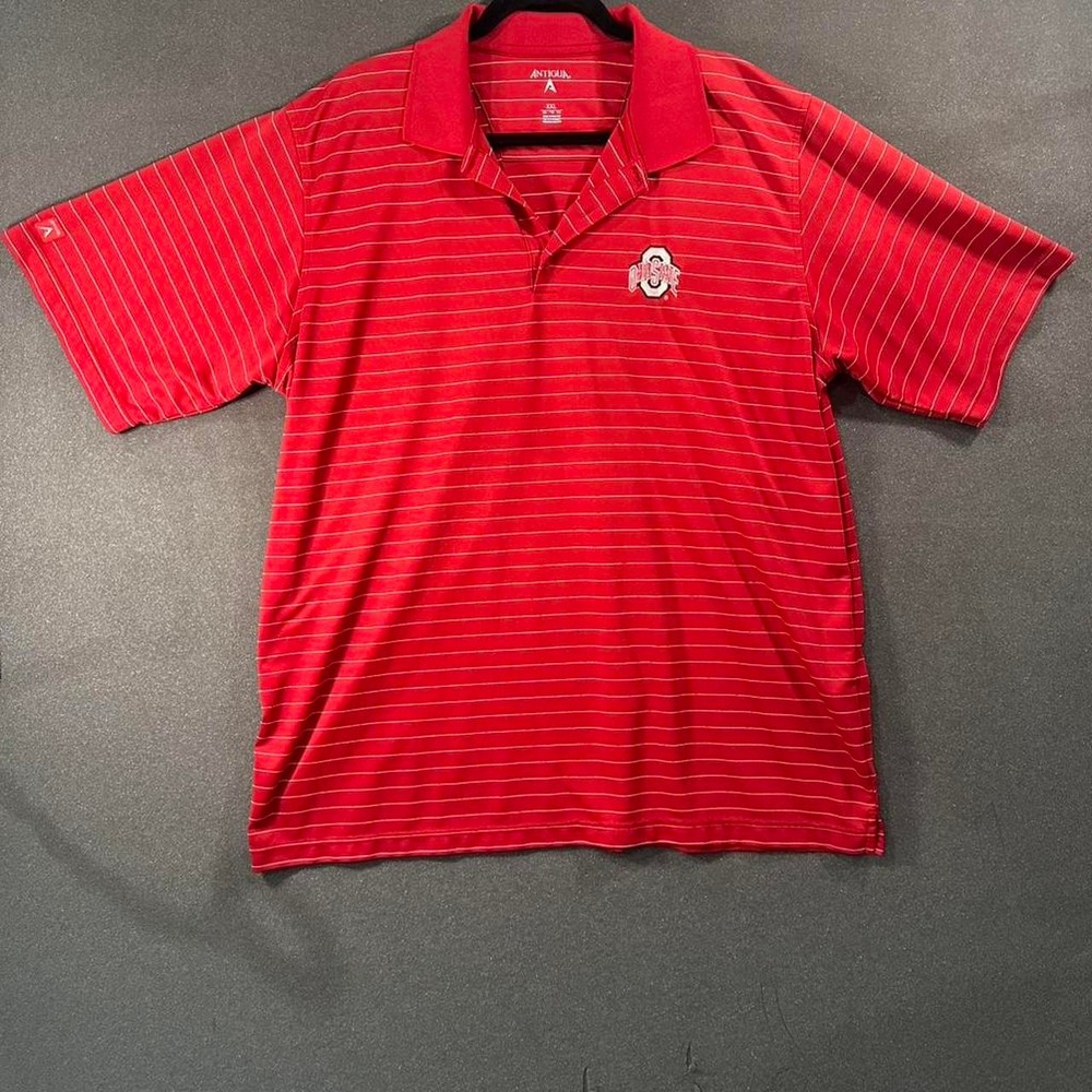 Ohio State Buckeyes red polo shirt Size XXL